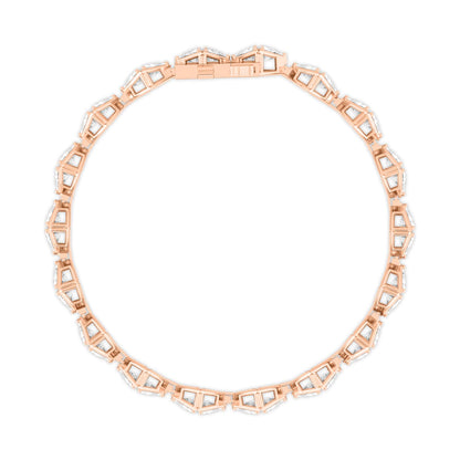 Rose Gold / 10.18ct Lab Grown Diamond Bracelet