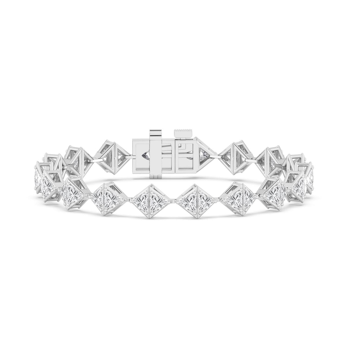 White Gold / 10.18ct Lab Grown Diamond Bracelet