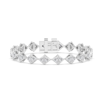 White Gold / 10.18ct Lab Grown Diamond Bracelet