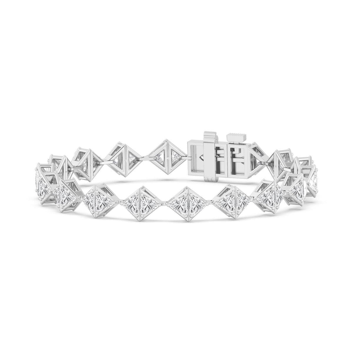 White Gold / 10.18ct Lab Grown Diamond Bracelet