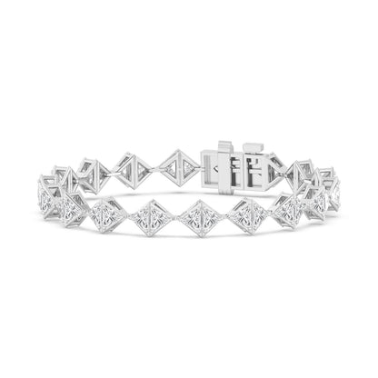White Gold / 10.18ct Lab Grown Diamond Bracelet
