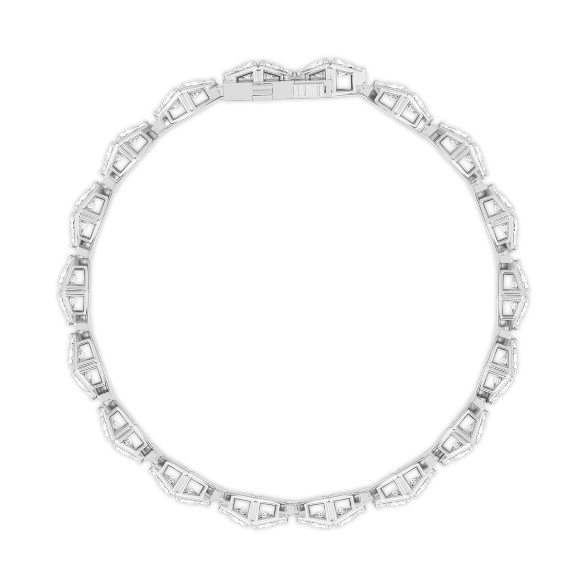 White Gold / 10.18ct Lab Grown Diamond Bracelet