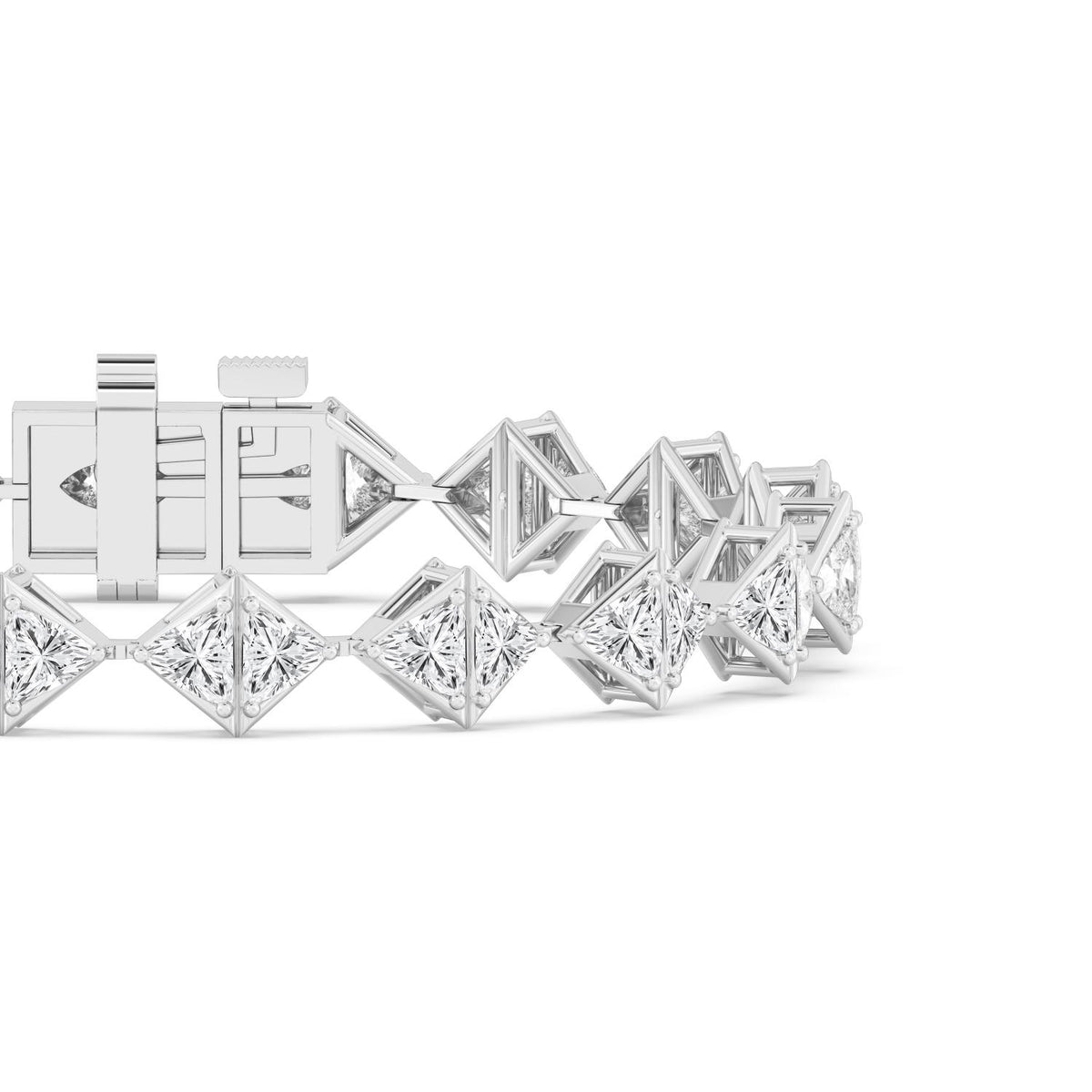 White Gold / 10.18ct Lab Grown Diamond Bracelet