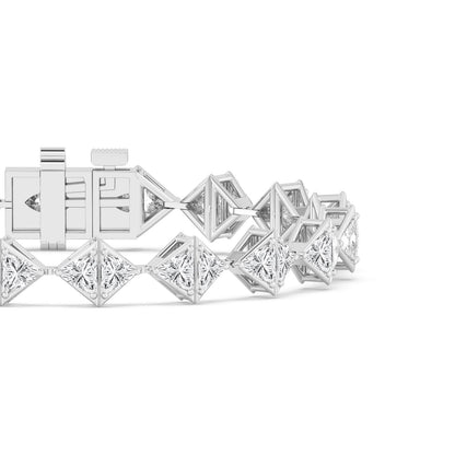 White Gold / 10.18ct Lab Grown Diamond Bracelet
