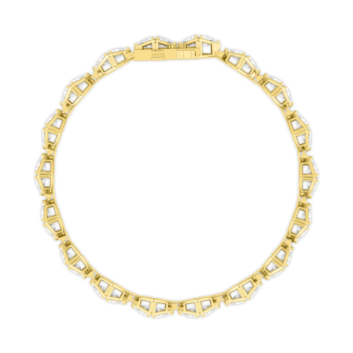 Yellow Gold / 10.18ct Lab Grown Diamond Bracelet