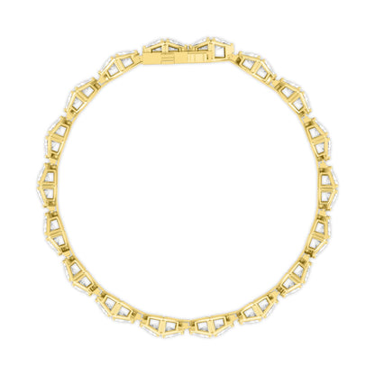 Yellow Gold / 10.18ct Lab Grown Diamond Bracelet