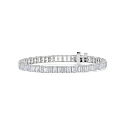 White Gold / 12.72ct Lab Grown Diamond Tennis Bracelet