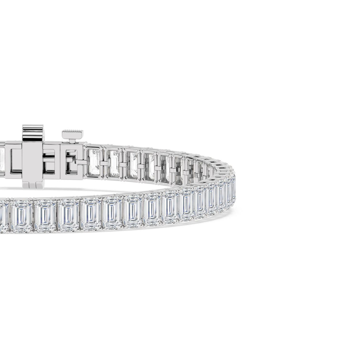 White Gold / 12.72ct Lab Grown Diamond Tennis Bracelet