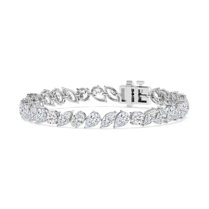 White Gold / 12.95ct Lab Grown Diamond Tennis Bracelet