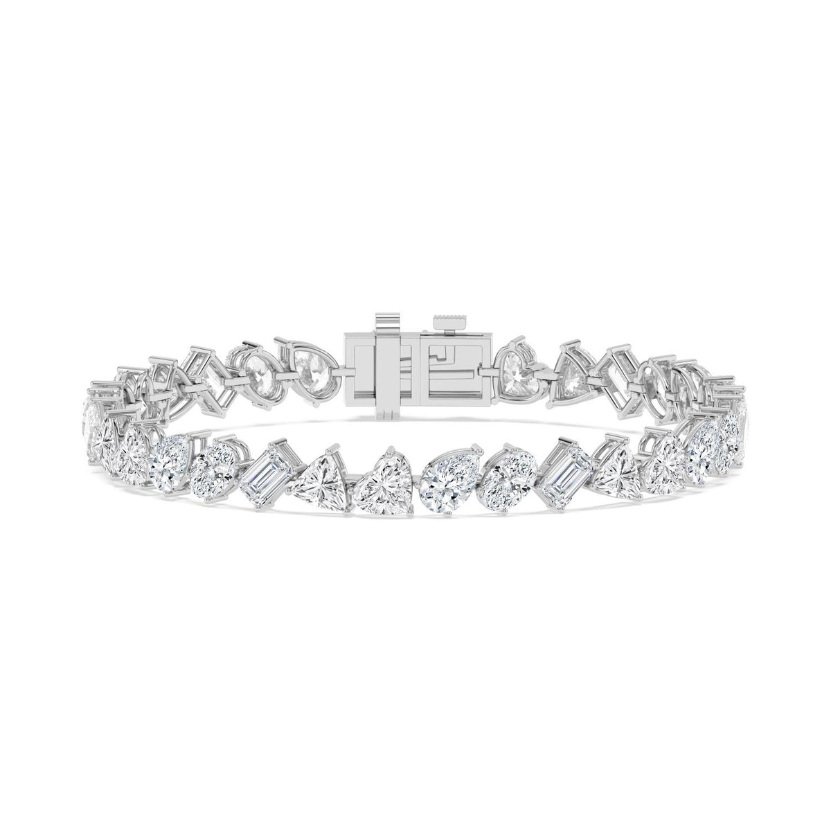 White Gold / 14.23ct Lab Grown Diamond Tennis Bracelet
