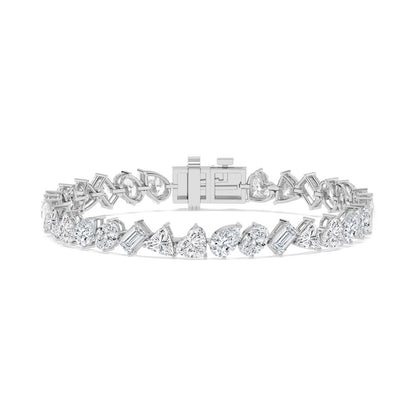 White Gold / 14.23ct Lab Grown Diamond Tennis Bracelet