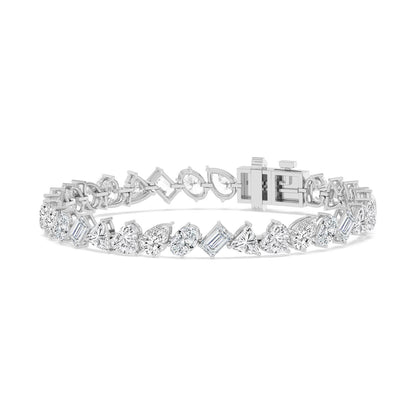 White Gold / 14.23ct Lab Grown Diamond Tennis Bracelet