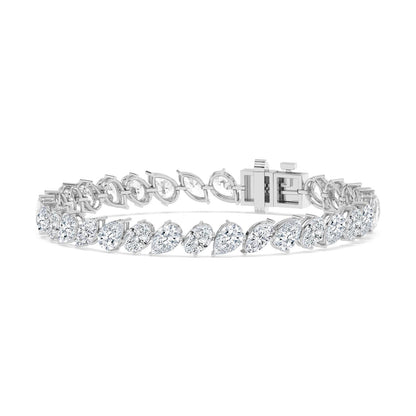 White Gold / 13.78ct Lab Grown Diamond Tennis Bracelet