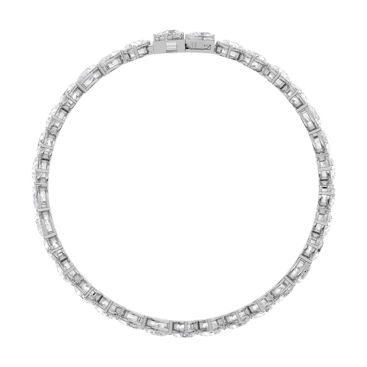 White Gold / 13.78ct Lab Grown Diamond Tennis Bracelet