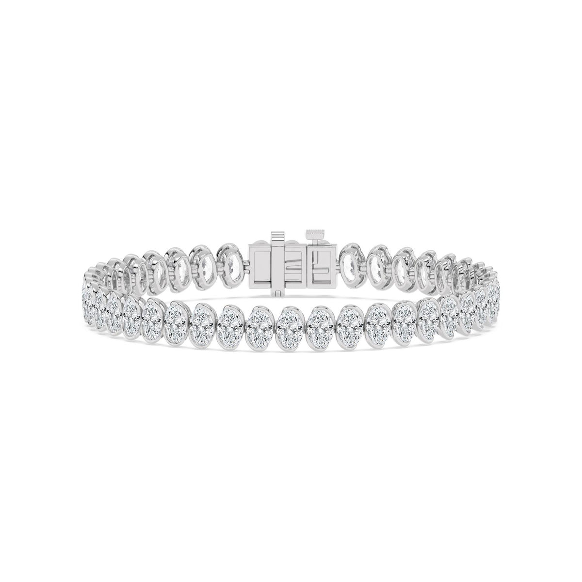 White Gold / 13.85ct Lab Grown Diamond Bracelet