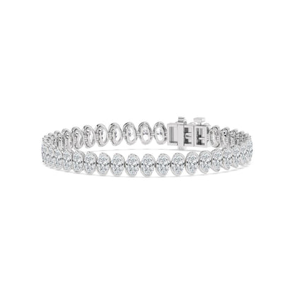 White Gold / 13.85ct Lab Grown Diamond Bracelet