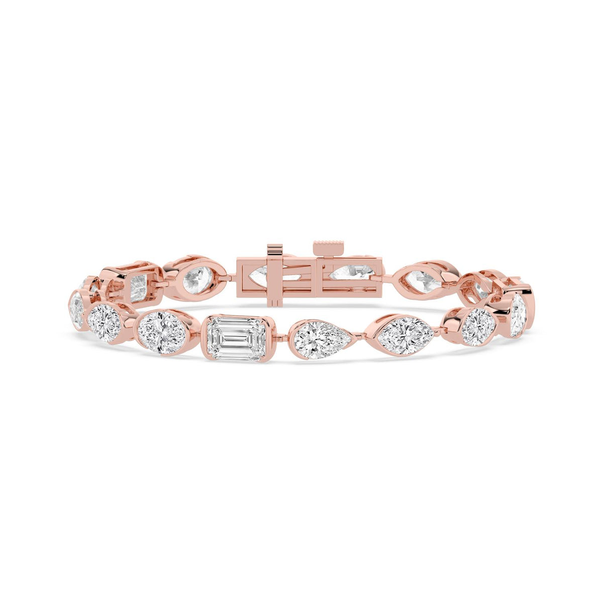 Rose Gold / 16.50ct Lab Grown Diamond Bracelet