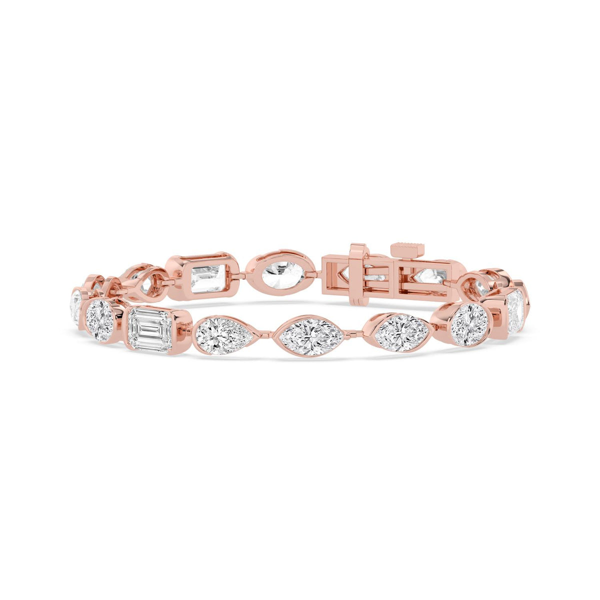 Rose Gold / 16.50ct Lab Grown Diamond Bracelet