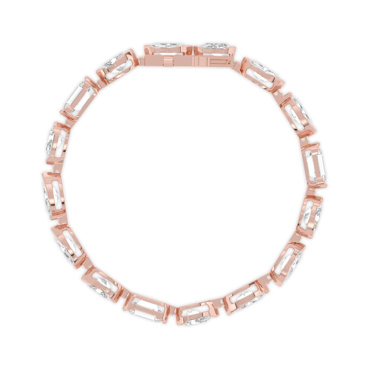 Rose Gold / 16.50ct Lab Grown Diamond Bracelet