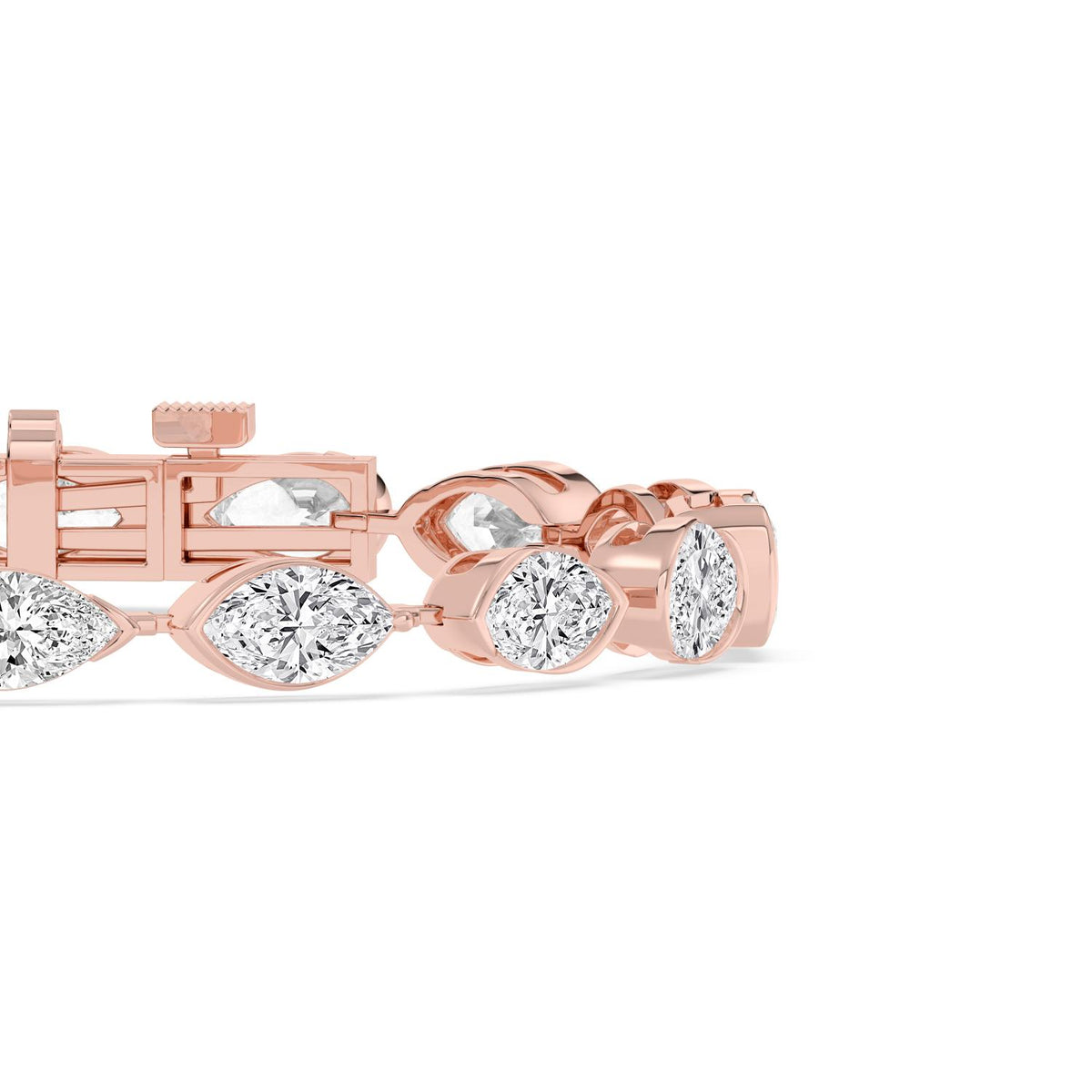 Rose Gold / 16.50ct Lab Grown Diamond Bracelet