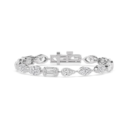White Gold / 16.50ct Lab Grown Diamond Bracelet