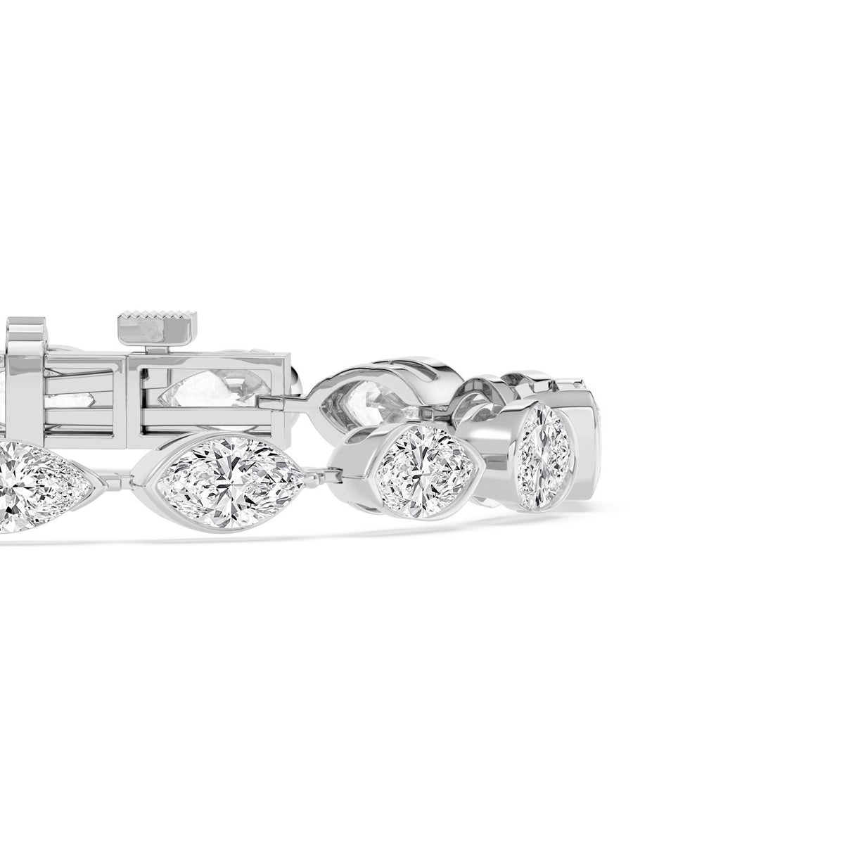 White Gold / 16.50ct Lab Grown Diamond Bracelet