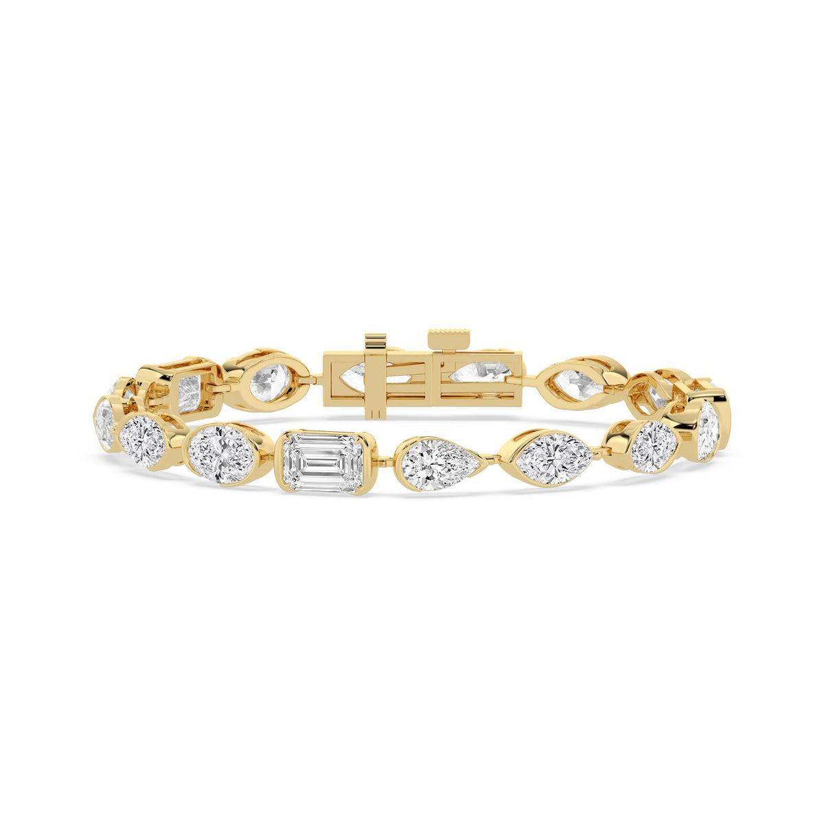 Yellow Gold / 16.50ct Lab Grown Diamond Bracelet