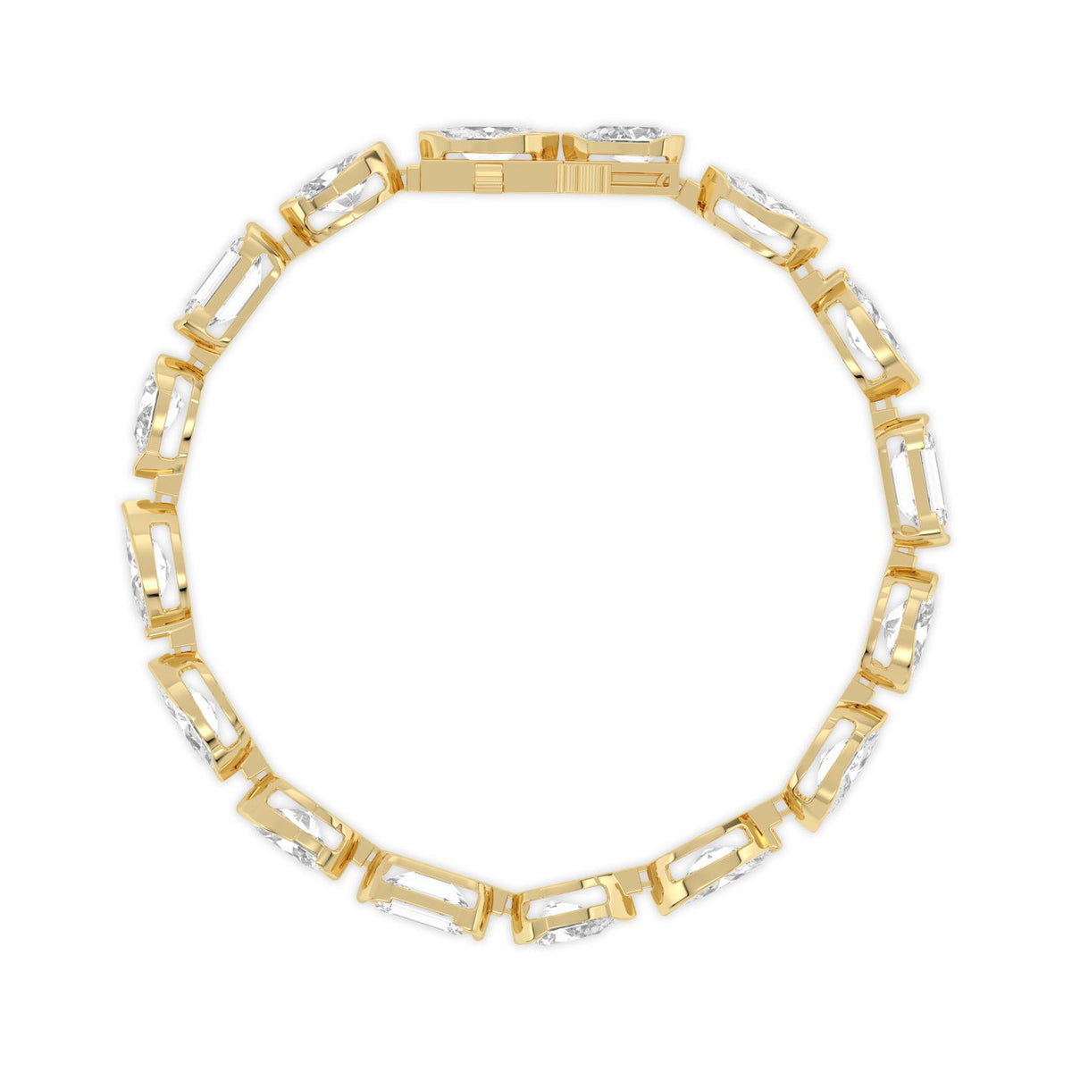 Yellow Gold / 16.50ct Lab Grown Diamond Bracelet