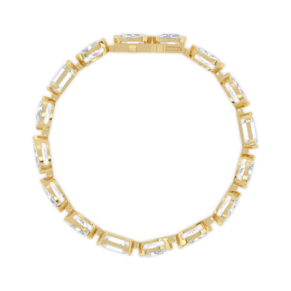 Yellow Gold / 16.50ct Lab Grown Diamond Bracelet
