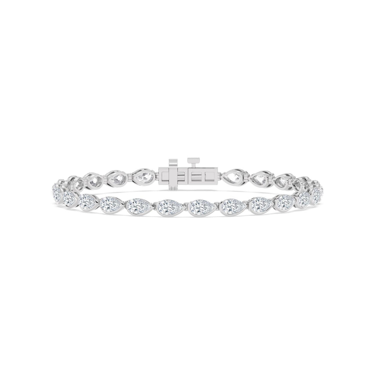 White Gold / 5.97ct Lab Grown Diamond Tennis Bracelet