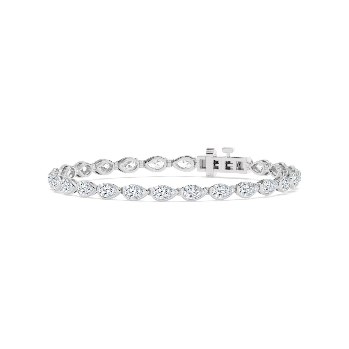 White Gold / 5.97ct Lab Grown Diamond Tennis Bracelet