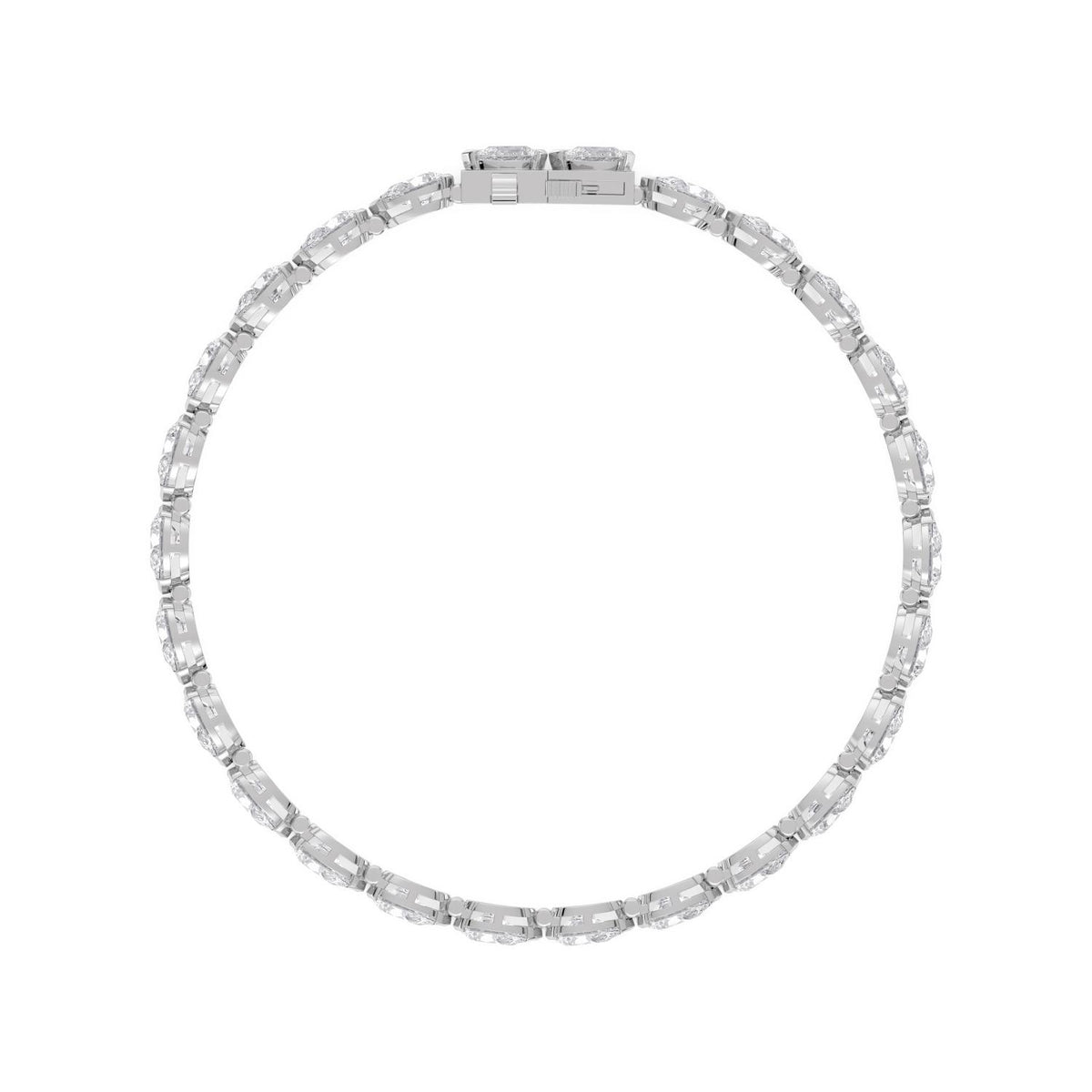 White Gold / 5.97ct Lab Grown Diamond Tennis Bracelet