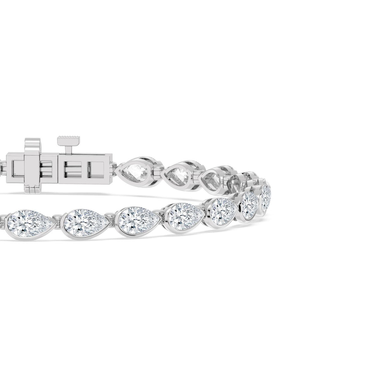 White Gold / 5.97ct Lab Grown Diamond Tennis Bracelet