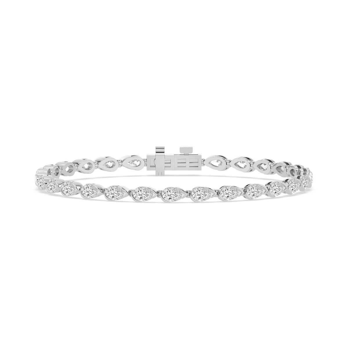 White Gold / 6.38ct Lab Grown Diamond Bracelet