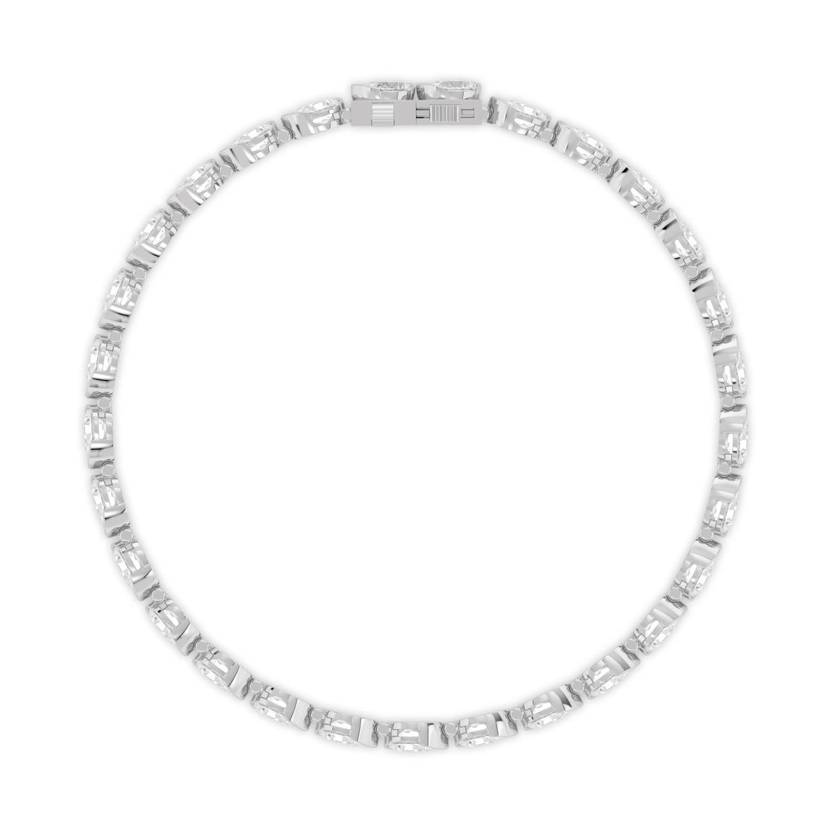 White Gold / 6.38ct Lab Grown Diamond Bracelet