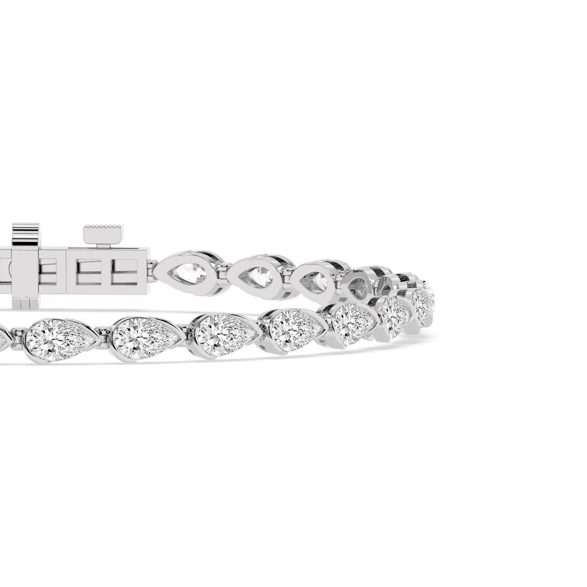 White Gold / 6.38ct Lab Grown Diamond Bracelet
