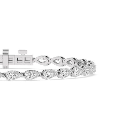 White Gold / 6.38ct Lab Grown Diamond Bracelet
