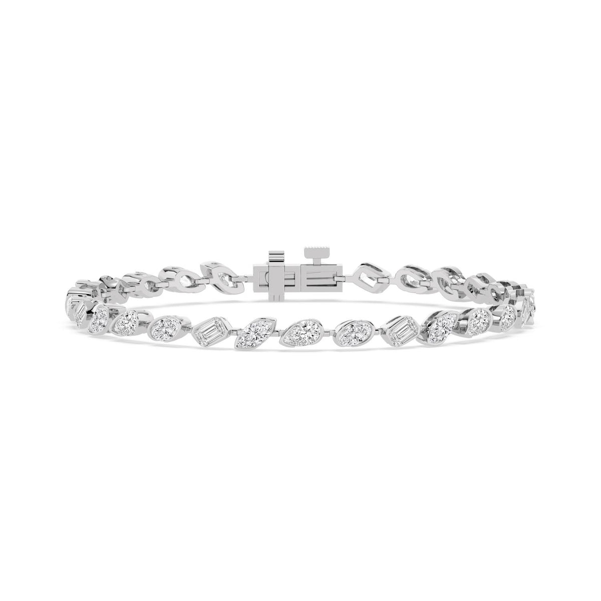 White Gold / 6.49ct Lab Grown Diamond Bracelet