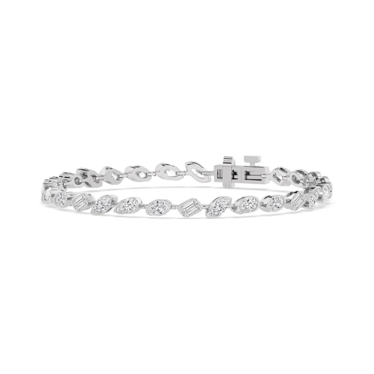 White Gold / 6.49ct Lab Grown Diamond Bracelet