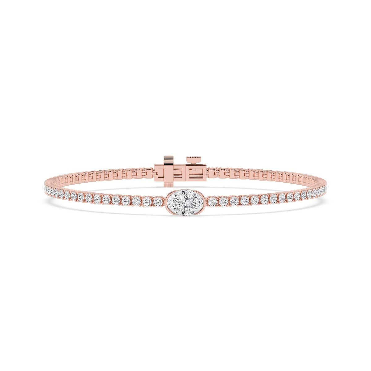Rose Gold / 4.81ct Lab Grown Diamond Bracelet
