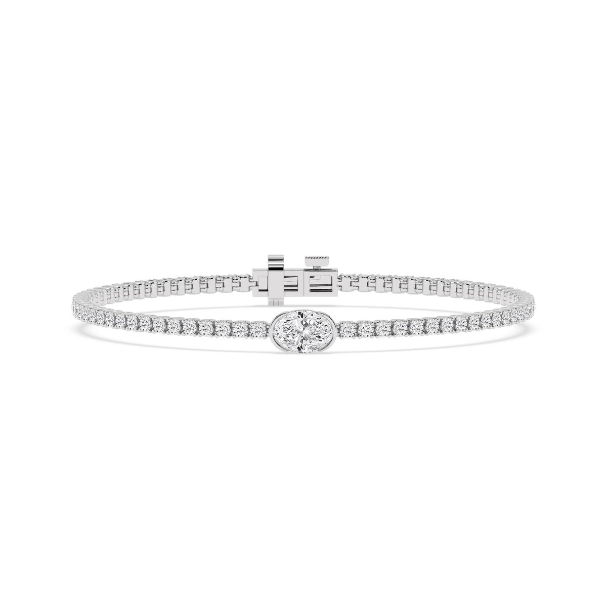 White Gold / 4.81ct Lab Grown Diamond Bracelet