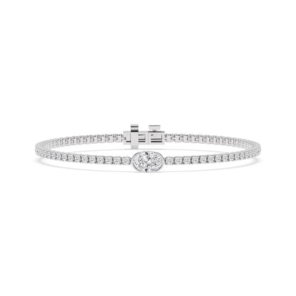 White Gold / 4.81ct Lab Grown Diamond Bracelet