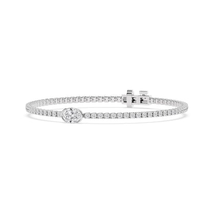 White Gold / 4.81ct Lab Grown Diamond Bracelet