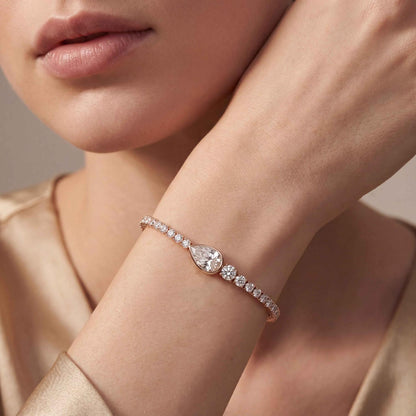 Rose Gold / 5.06ct Lab Grown Diamond Bracelet