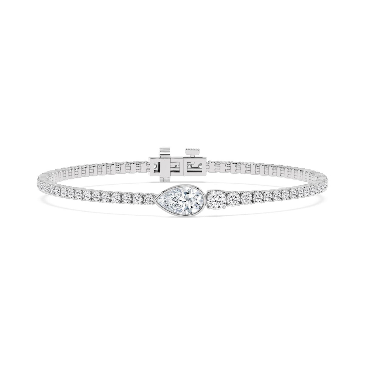 White Gold / 5.06ct Lab Grown Diamond Bracelet