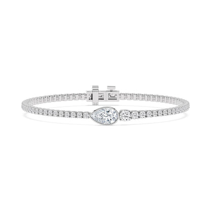 White Gold / 5.06ct Lab Grown Diamond Bracelet
