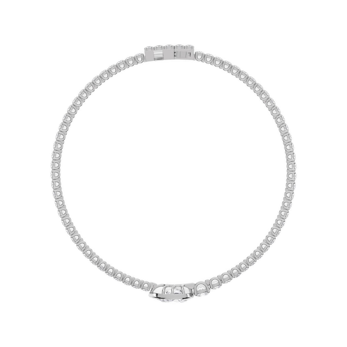 White Gold / 5.06ct Lab Grown Diamond Bracelet