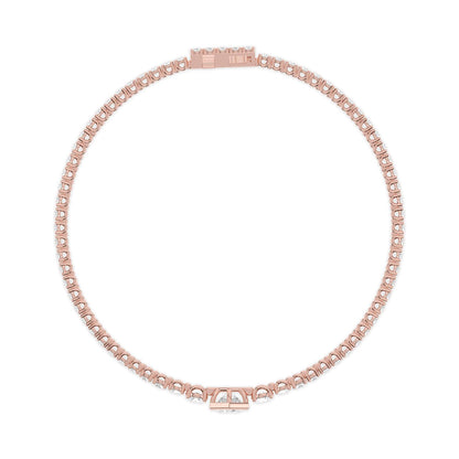 Rose Gold / 5.12ct Lab Grown Diamond Bracelet