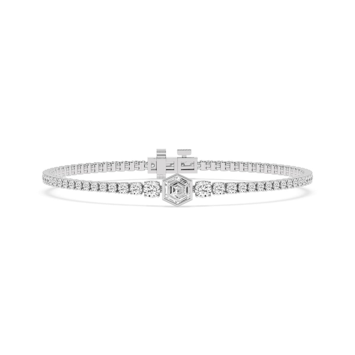 White Gold / 5.12ct Lab Grown Diamond Bracelet