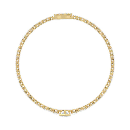Yellow Gold / 5.12ct Lab Grown Diamond Bracelet